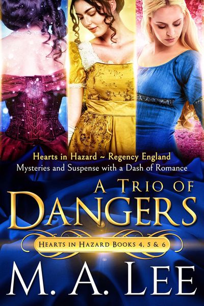 Produktbild: A Trio of Dangers (Hearts in Hazard)
