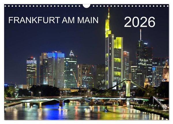 Produktbild: Frankfurt am Main (Wandkalender 2026 DIN A3 quer), CALVENDO Monatskalender