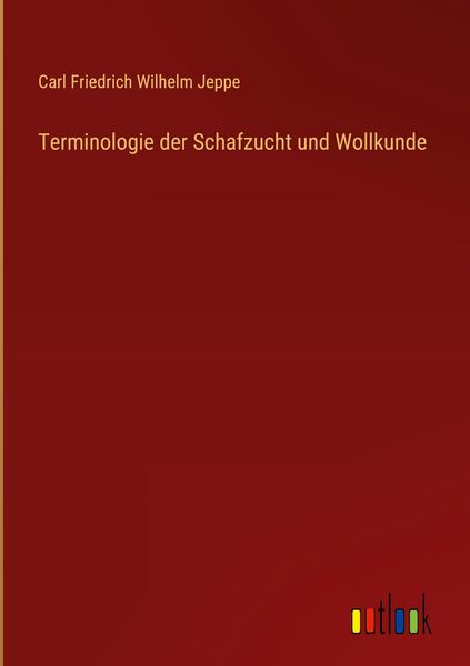 Produktbild: Terminologie der Schafzucht und Wollkunde