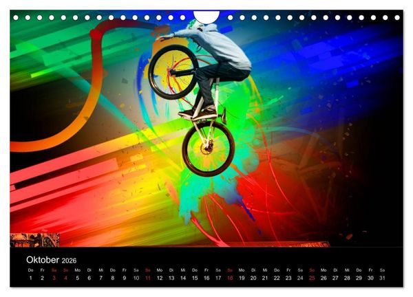 Produktbild: BMX My Life (Wandkalender 2026 DIN A4 quer), CALVENDO Monatskalender