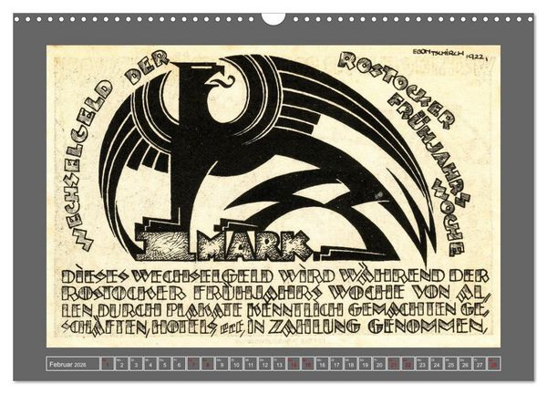 Produktbild: Gru&szlig; aus Rostock (Wandkalender 2026 DIN A3 quer), CALVENDO Monatskalender