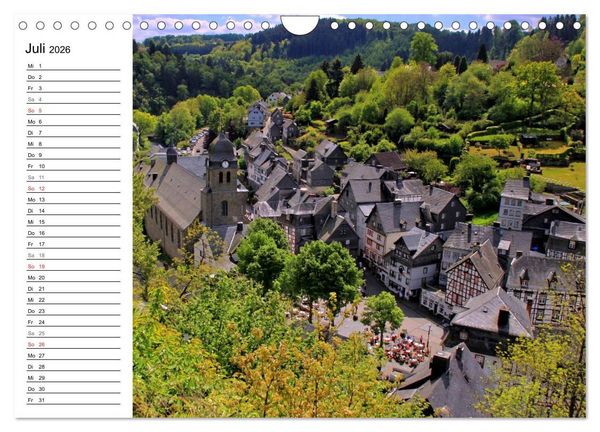 Produktbild: Eine Perle in der Eifel - Monschau (Wandkalender 2026 DIN A4 quer), CALVENDO Monatskalender