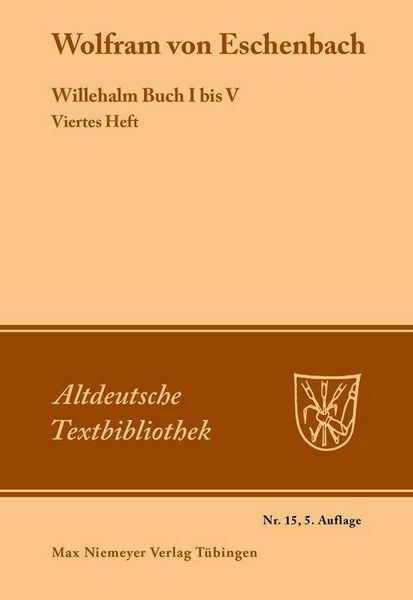 Produktbild: Willehalm Buch I bis V