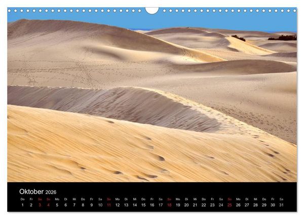 Produktbild: GRAN CANARIA/D&uuml;nen von Maspalomas (Wandkalender 2026 DIN A3 quer), CALVENDO Monatskalender