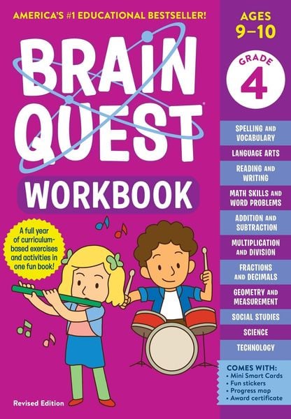 Produktbild: Brain Quest Workbook: 4th Grade Revised Edition