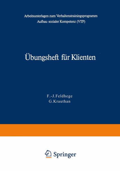 Produktbild: &Uuml;bungsheft f&uuml;r Klienten
