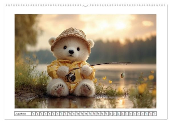 Produktbild: Kleiner Eisb&auml;r und die gro&szlig;e Welt (Wandkalender 2026 DIN A2 quer), CALVENDO Monatskalender