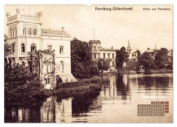 Produktbild: Gr&uuml;&szlig;e aus dem alten Hamburg &ndash; Historische Ansichten der Stadt (Wandkalender 2026 DIN A2 quer), CALVENDO Monatskalender