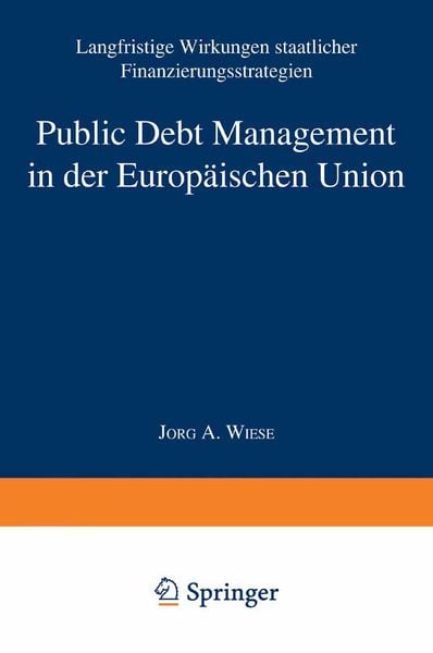 Produktbild: Public Debt Management in der Europ&auml;ischen Union