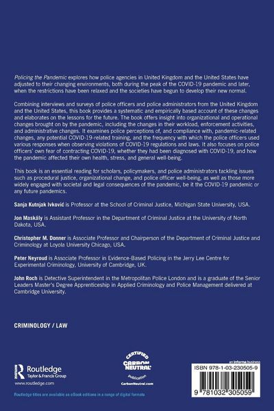 Produktbild: Policing the Pandemic