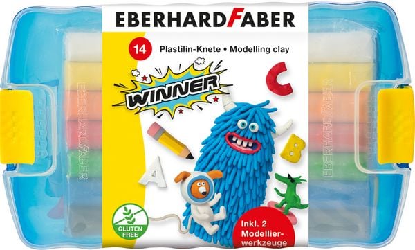 Produktbild: Eberhard Faber 572010 - Plastilin-Knete, inklusive 2 Modellierwerkzeuge