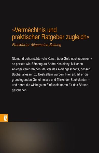 Produktbild: Die Kunst, &uuml;ber Geld nachzudenken
