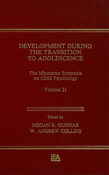 Produktbild: Development During the Transition to Adolescence