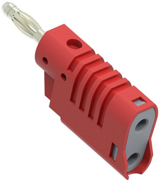 Produktbild: Electro PJP 1080-CD1-R Bananenstecker Stecker, gerade Stift-&Oslash;: 4mm Rot 1St.