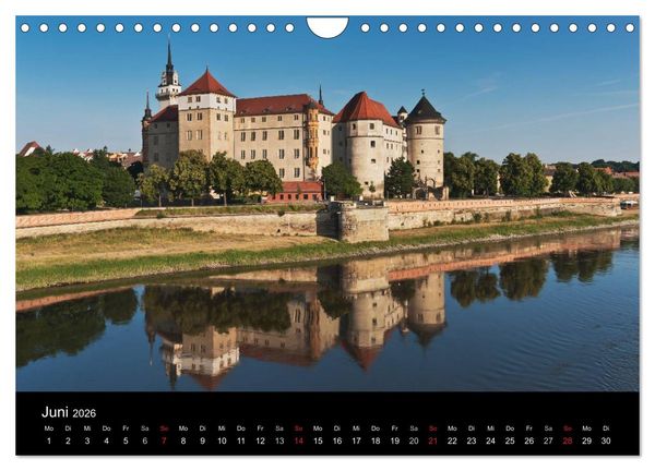 Produktbild: S&auml;chsische Burgen und Schl&ouml;sser (Wandkalender 2026 DIN A4 quer), CALVENDO Monatskalender