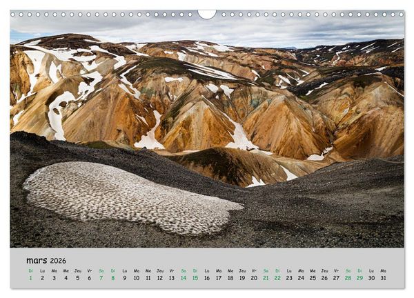 Produktbild: Surprenante Islande (Calendrier mural 2026 DIN A3 vertical), CALVENDO calendrier mensuel