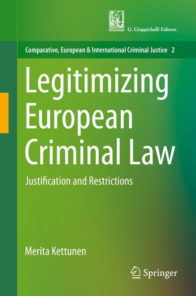 Produktbild: Legitimizing European Criminal Law