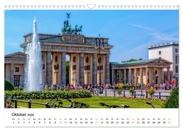 Produktbild: Deutschland - traumhafte Sehensw&uuml;rdigkeiten (Wandkalender 2026 DIN A3 quer), CALVENDO Monatskalender