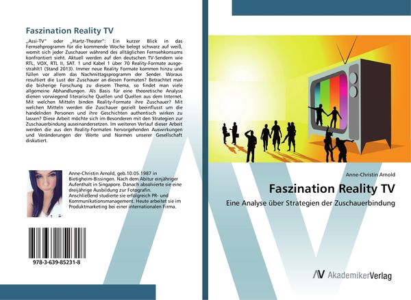 Faszination Reality TV, Taschenbuch von Anne-Christin Arnold, AV Akademikerverlag, 9783639852318