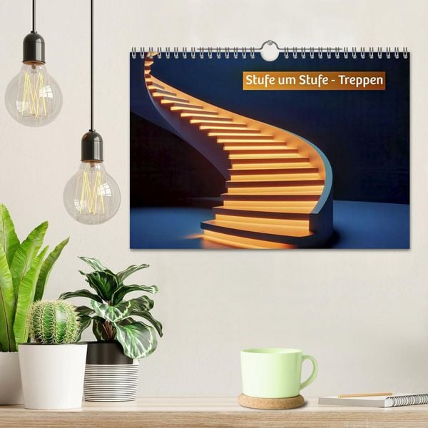 Produktbild: Stufe um Stufe - Treppen (Wandkalender 2027 DIN A4 quer), CALVENDO Monatskalender