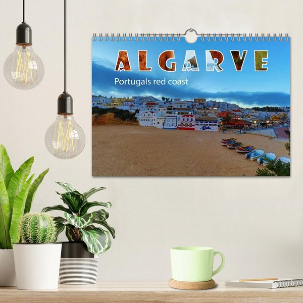 Produktbild: ALGARVE Portugals red coast (Wall Calendar 2026 DIN A4 landscape), CALVENDO 12 Month Wall Calendar