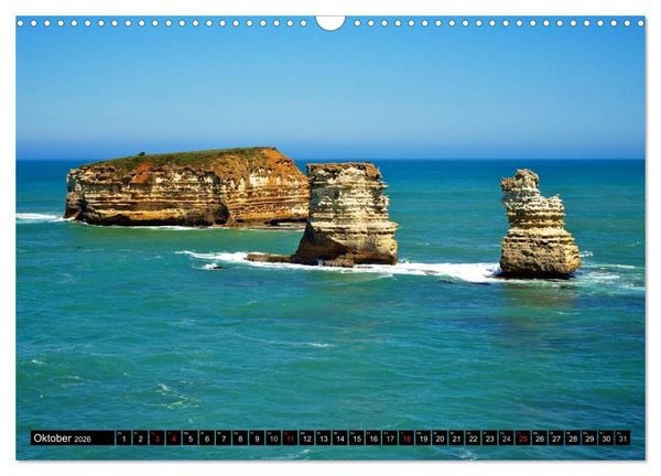 Produktbild: Australien - Die Great Ocean Road (Wandkalender 2026 DIN A3 quer), CALVENDO Monatskalender