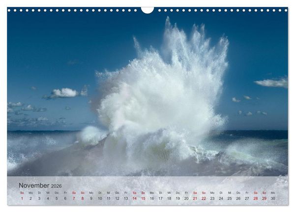 Produktbild: Azurblaue Horizonte - Die Sch&ouml;nheit des Meeres einfangen (Wandkalender 2026 DIN A3 quer), CALVENDO Monatskalender
