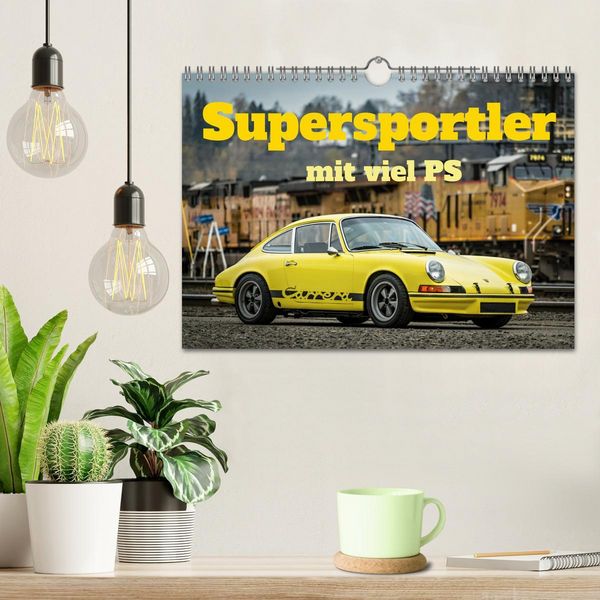 Produktbild: Supersportler mit viel PS (Wandkalender 2026 DIN A4 quer), CALVENDO Monatskalender