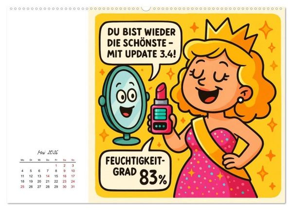Produktbild: Job-Chaos total - voll Panne, voll verpeilt (hochwertiger Premium Wandkalender 2026 DIN A2 quer), Kunstdruck in Hochglanz
