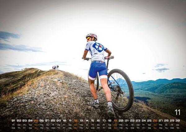 'MTB  Mountainbike - 2023 - Kalender DIN A2' - 'Wandkalender'