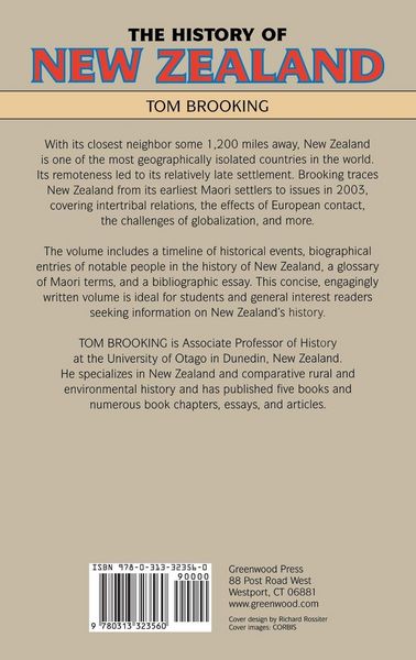 Produktbild: The History of New Zealand