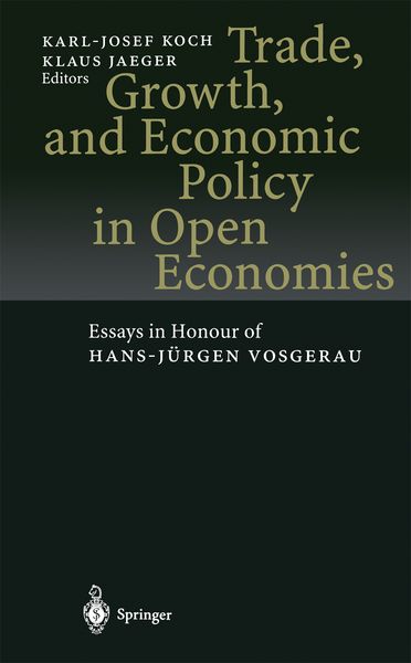 Produktbild: Trade, Growth, and Economic Policy in Open Economies