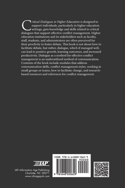 Produktbild: Critical Dialogues in Higher Education