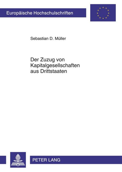 Produktbild: Der Zuzug von Kapitalgesellschaften aus Drittstaaten