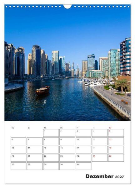 Produktbild: Vertical Dubai 2027 (Wandkalender 2027 DIN A3 hoch), CALVENDO Monatskalender