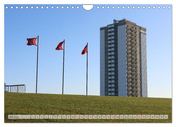 Produktbild: Seebad B&uuml;sum (Wandkalender 2026 DIN A4 quer), CALVENDO Monatskalender