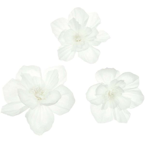 Produktbild: Krepppapier Bl&uuml;ten, Wei&szlig;, L/M, MIX