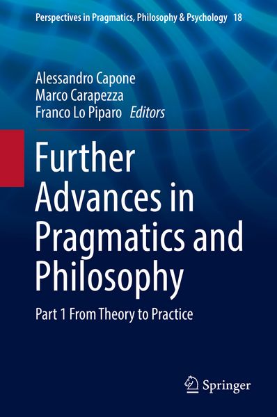 Produktbild: Further Advances in Pragmatics and Philosophy