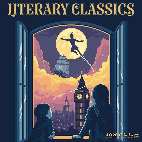 Produktbild: Literary Classics 2026 Wall Calendar