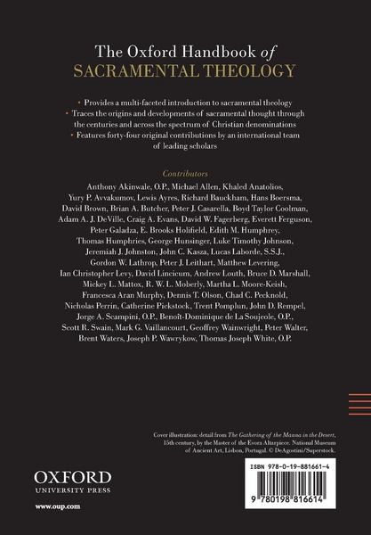 Produktbild: The Oxford Handbook of Sacramental Theology