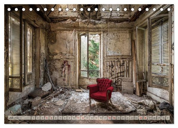 Produktbild: Lost Places - vergessene Sch&auml;tze (Tischkalender 2026 DIN A5 quer), CALVENDO Monatskalender