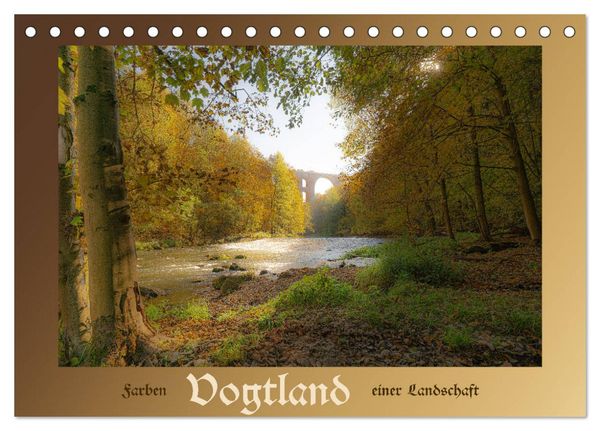 Produktbild: Vogtland - Farben einer Landschaft (Tischkalender 2026 DIN A5 quer), CALVENDO Monatskalender