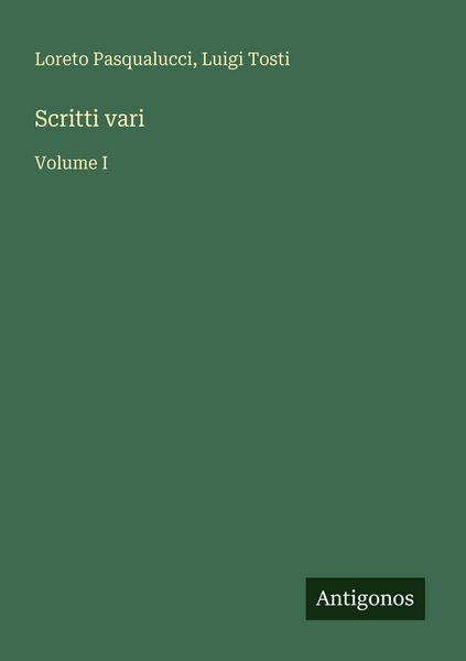 Produktbild: Scritti vari