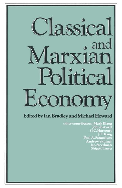 Produktbild: Classical and Marxian Political Economy