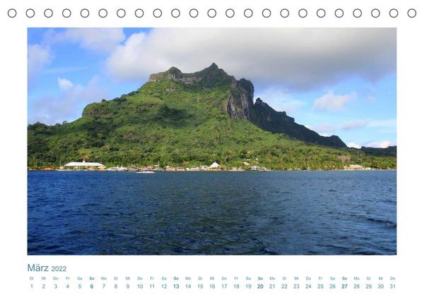 Produktbild: Katamaran-Tour &ndash; Lagunen der S&uuml;dsee (Tischkalender 2022 DIN A5 quer)
