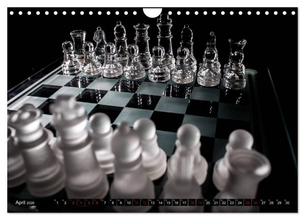 Produktbild: SCHACH - Spiel der K&ouml;nige (Wandkalender 2026 DIN A4 quer), CALVENDO Monatskalender