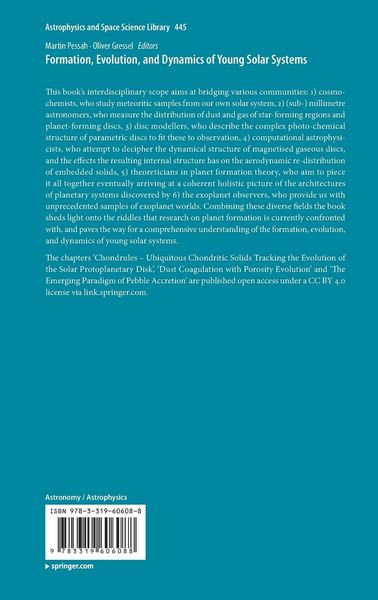 Produktbild: Formation, Evolution, and Dynamics of Young Solar Systems