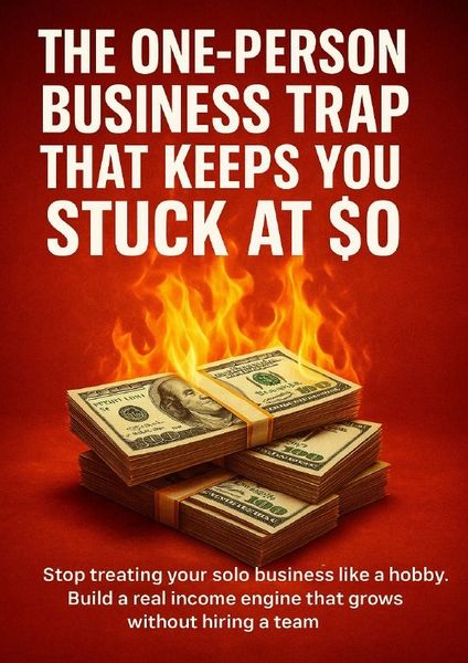 Produktbild: The One-Person Business Trap That Keeps You Stuck at $0