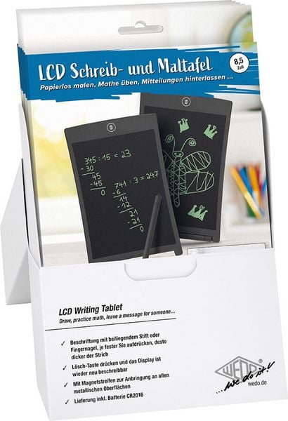 Produktbild: WEDO&reg; LCD Schreibtafel, schwarz