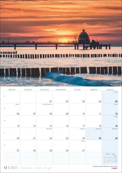Produktbild: Fischland - Dar&szlig; - Zingst Kalender 2027